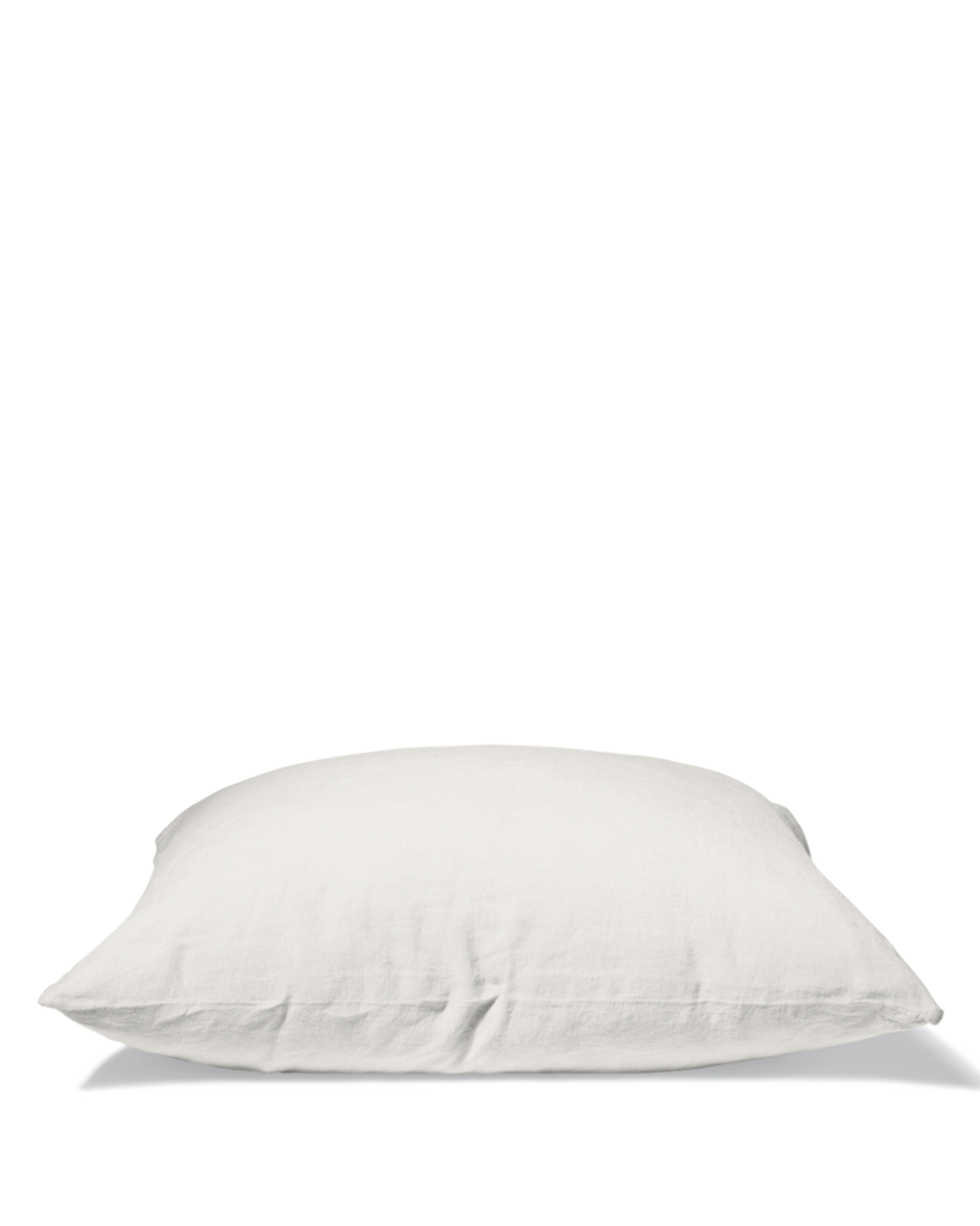 Merci - Washed linen pillowcase - Seashell White