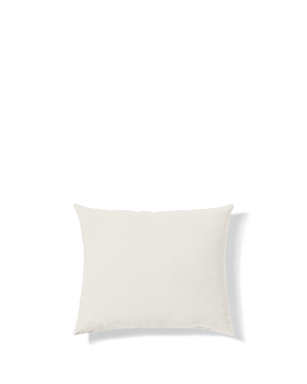 Merci - Washed linen pillowcase - Seashell White