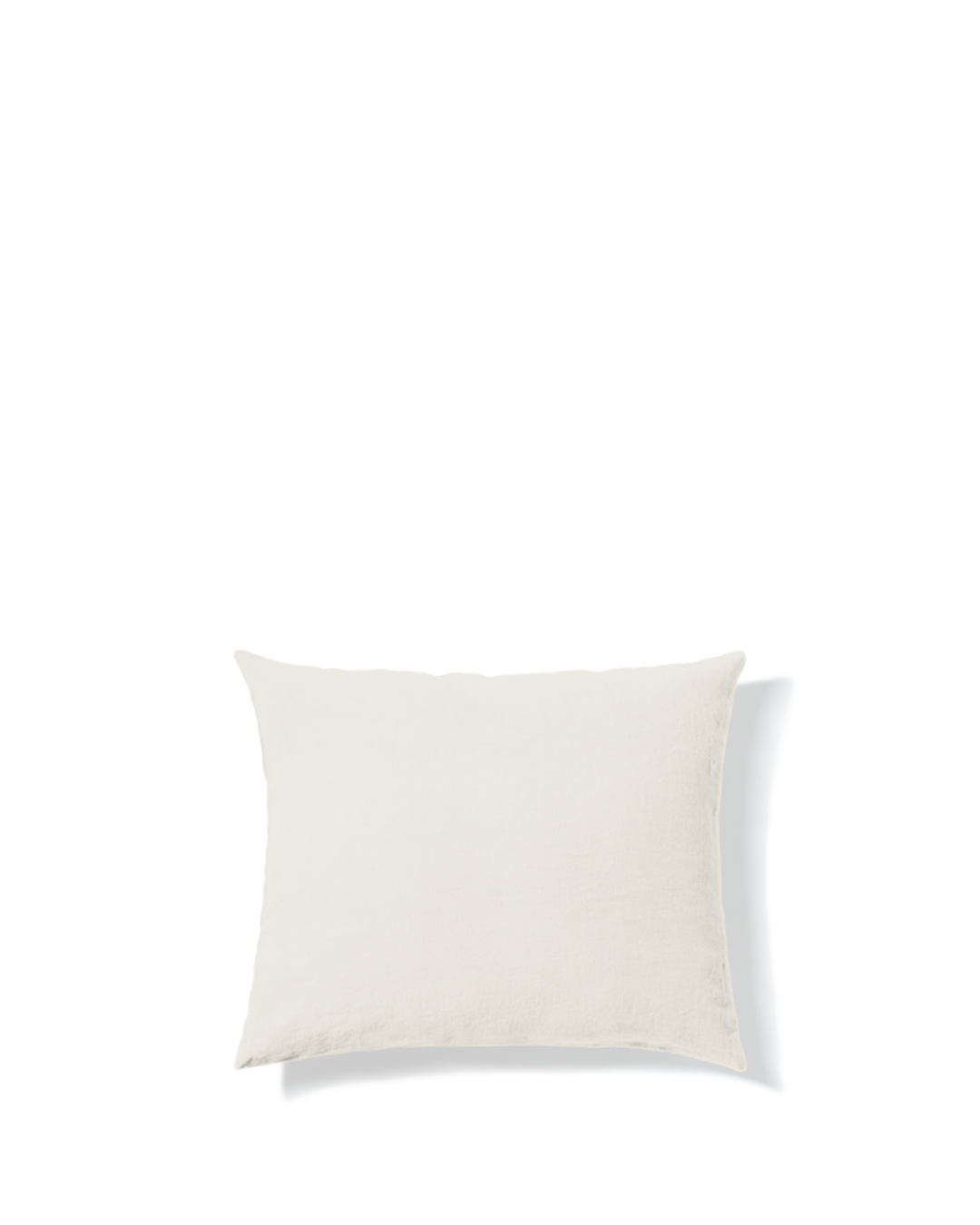 Merci - Washed linen pillowcase - Seashell White