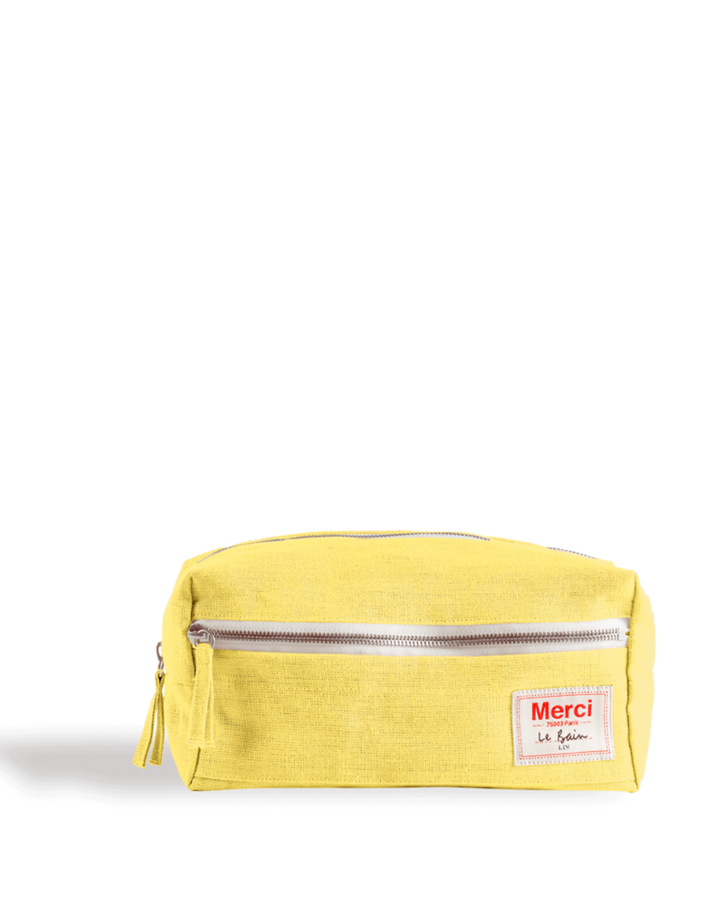 Merci - Trousse De Toilette - Jaune Citronnade