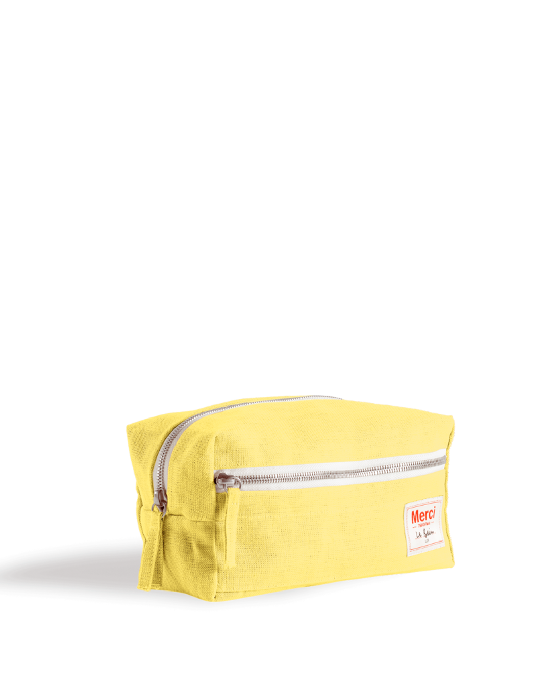 Merci - Trousse De Toilette - Jaune Citronnade