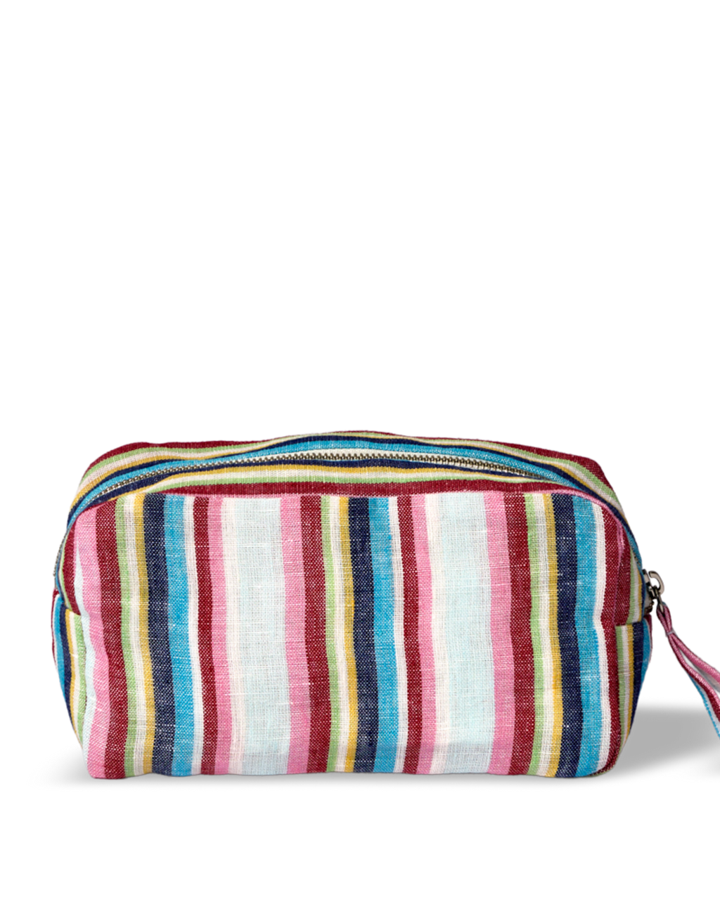 Merci - Washed linen pencil case - Parasol Stripes