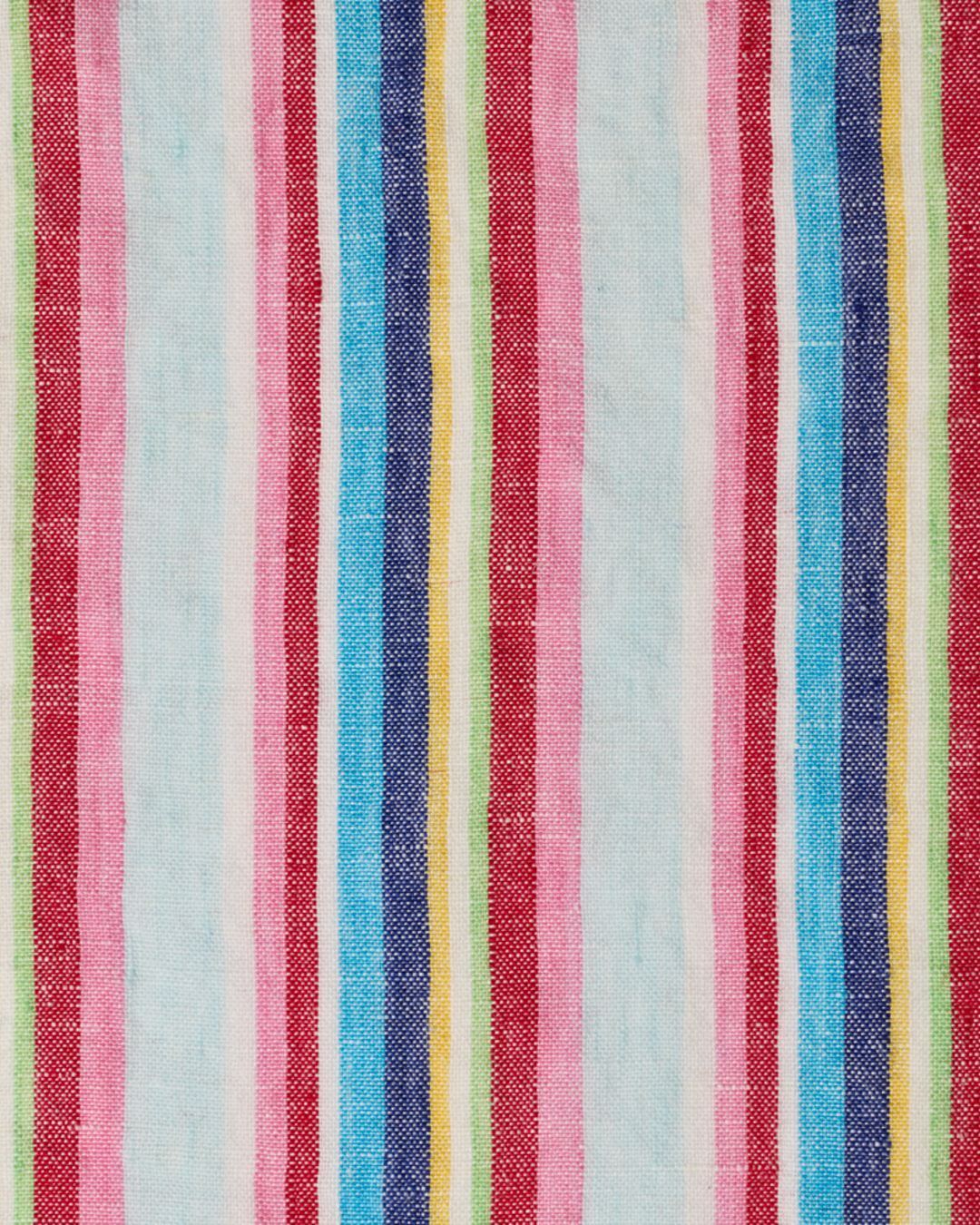 Merci - Washed linen pencil case - Parasol Stripes