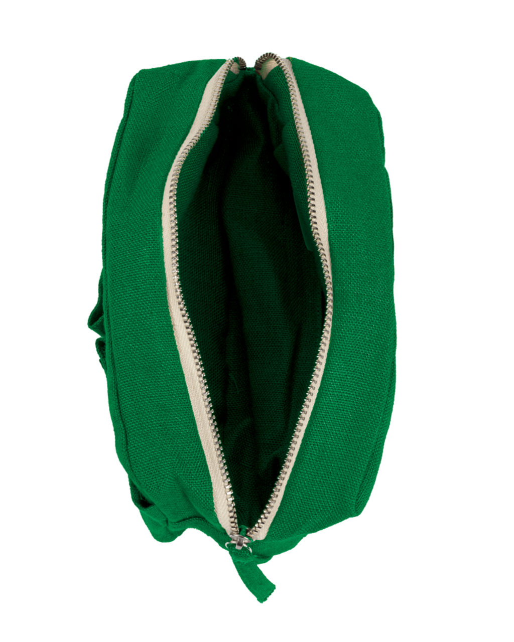 Merci - Trousse En Lin Lavé - Vert Potager