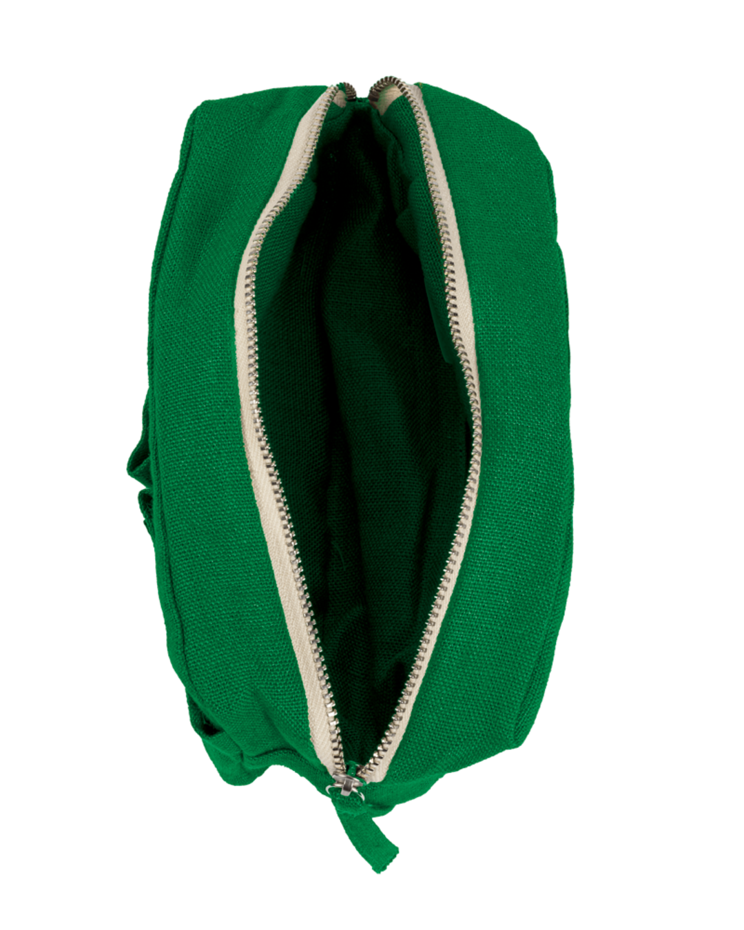 Merci - Trousse En Lin Lavé - Vert Potager