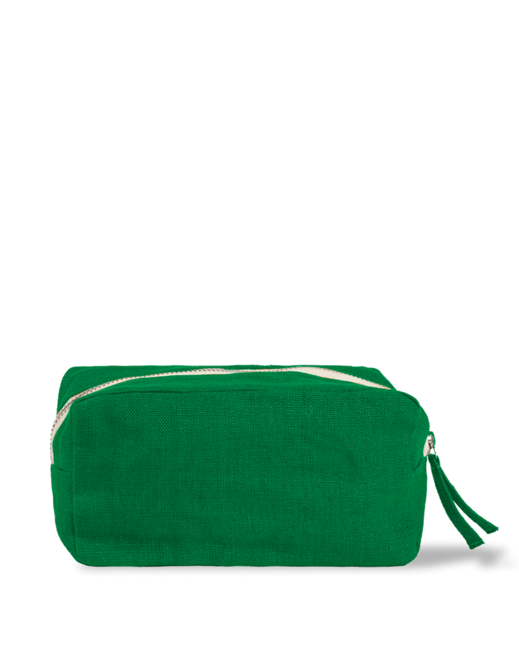 Merci - Trousse En Lin Lavé - Vert Potager