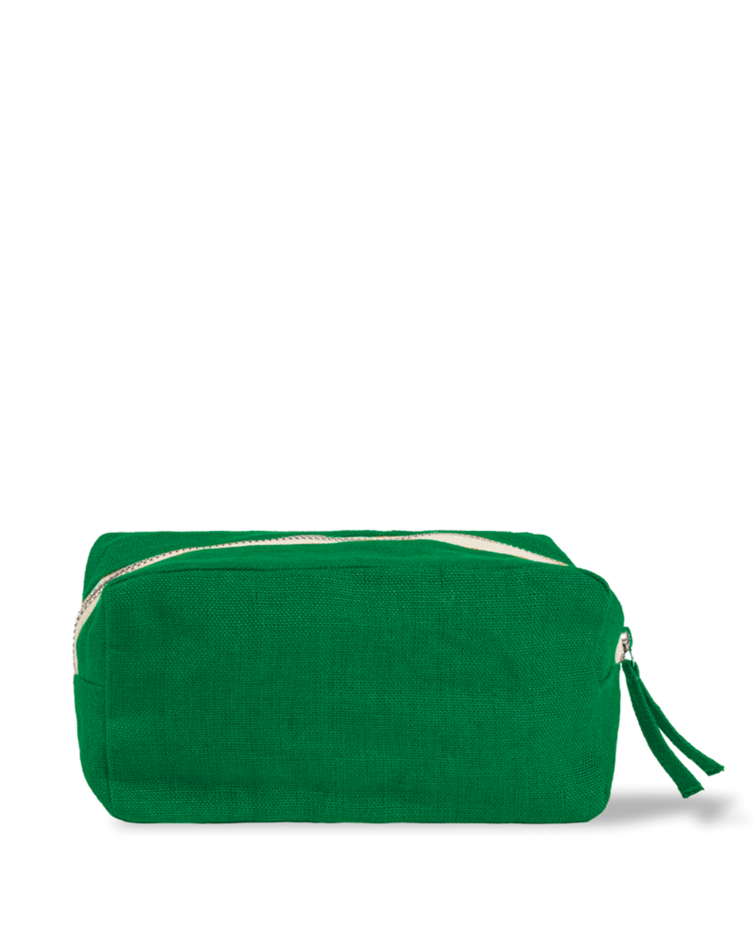 Merci - Trousse En Lin Lavé - Vert Potager