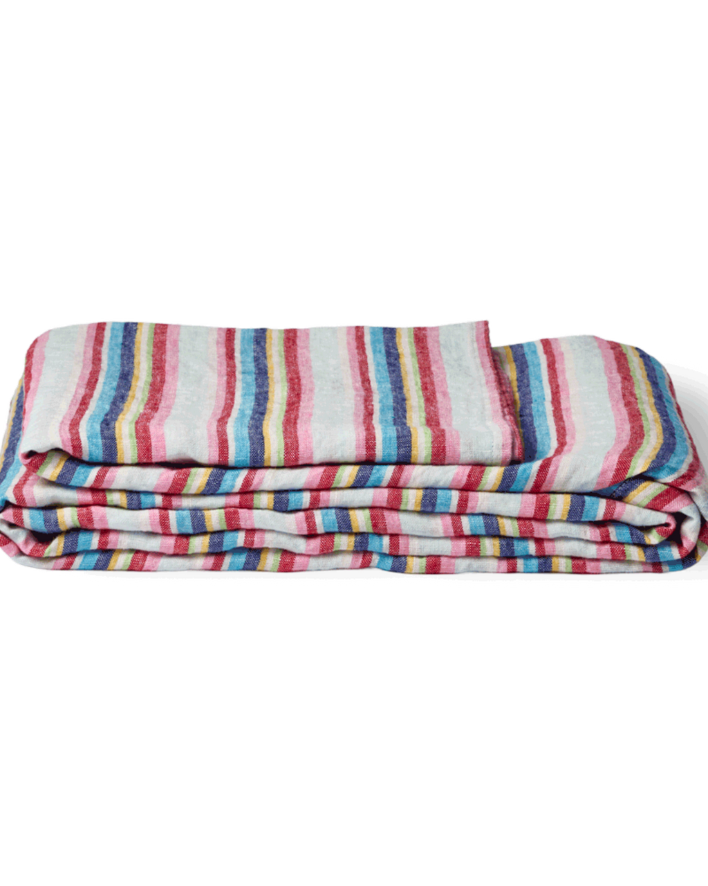 Merci - Washed linen tablecloth - Parasol Stripes