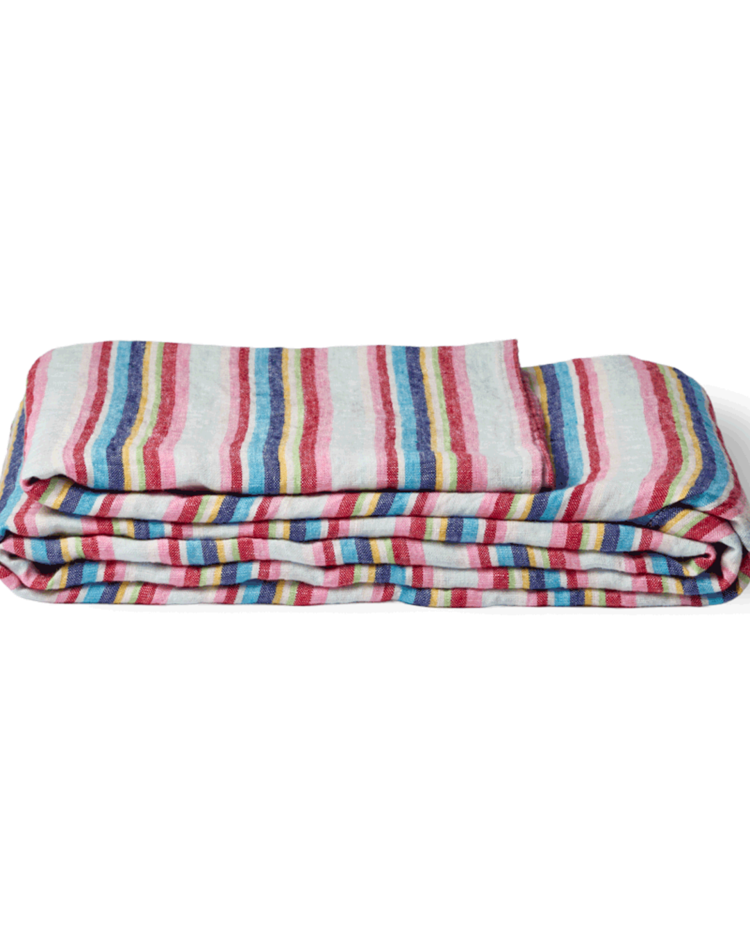Merci - Washed linen tablecloth - Parasol Stripes
