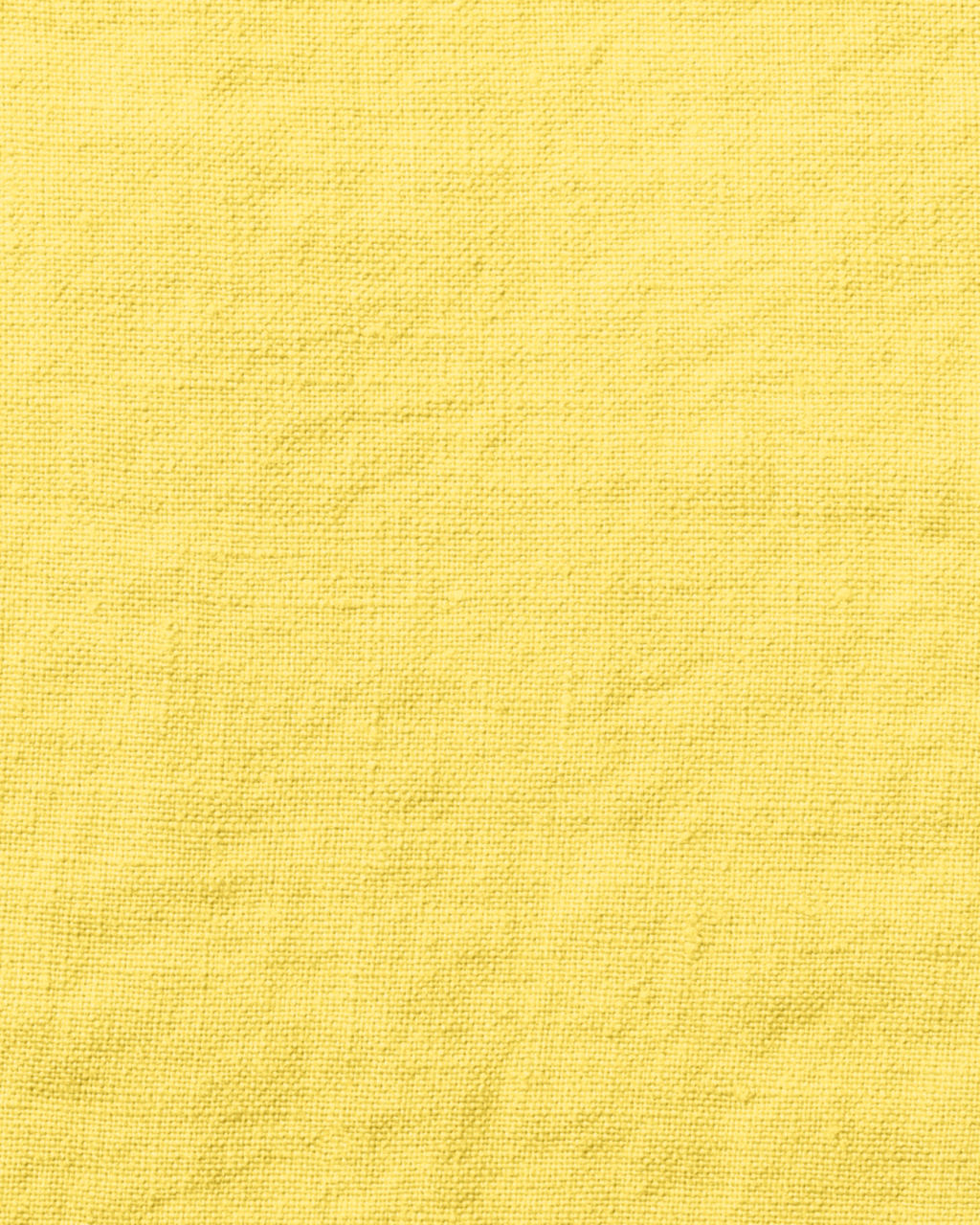 Merci - Washed linen apron - Lemonade Yellow