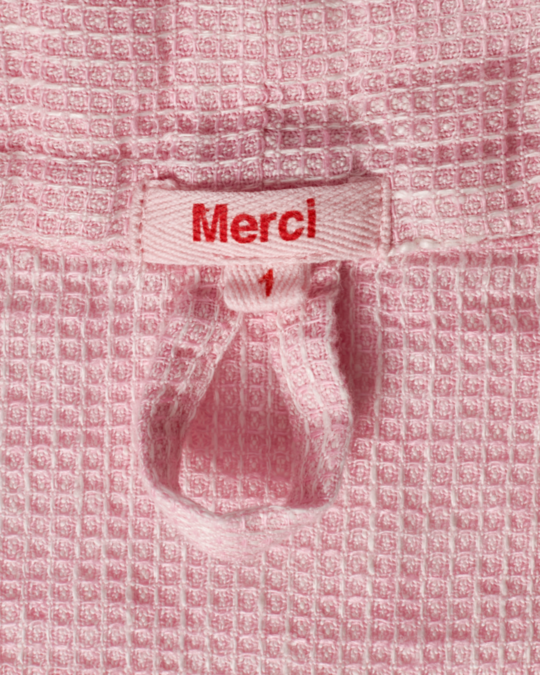 Merci - Peignoir En Lin - Rose Granité