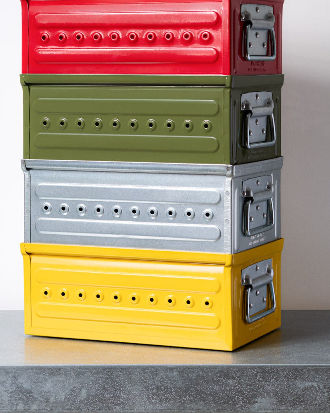 Dulton - Storage bin with handles - Yellow