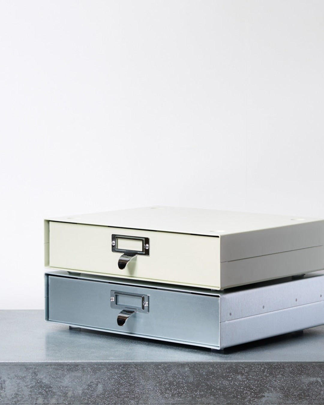 Dulton - Horizontal stackable drawer - Ivory