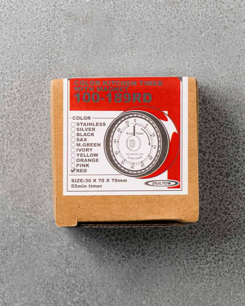 Dulton - Magnetic Kitchen Timer - Red