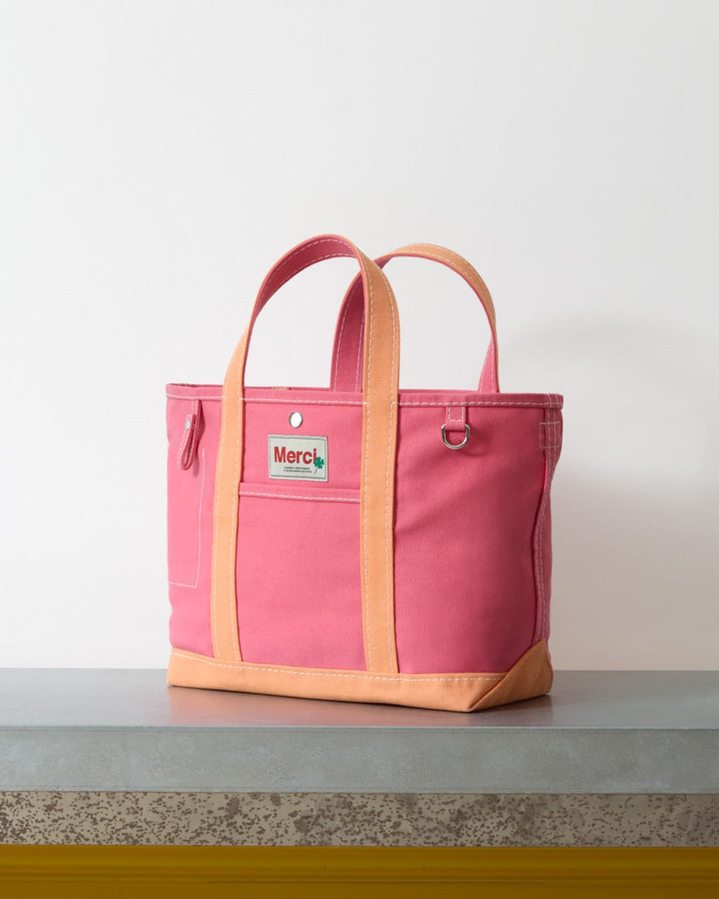 Merci - Candide shopping bag - Pink & Apricot