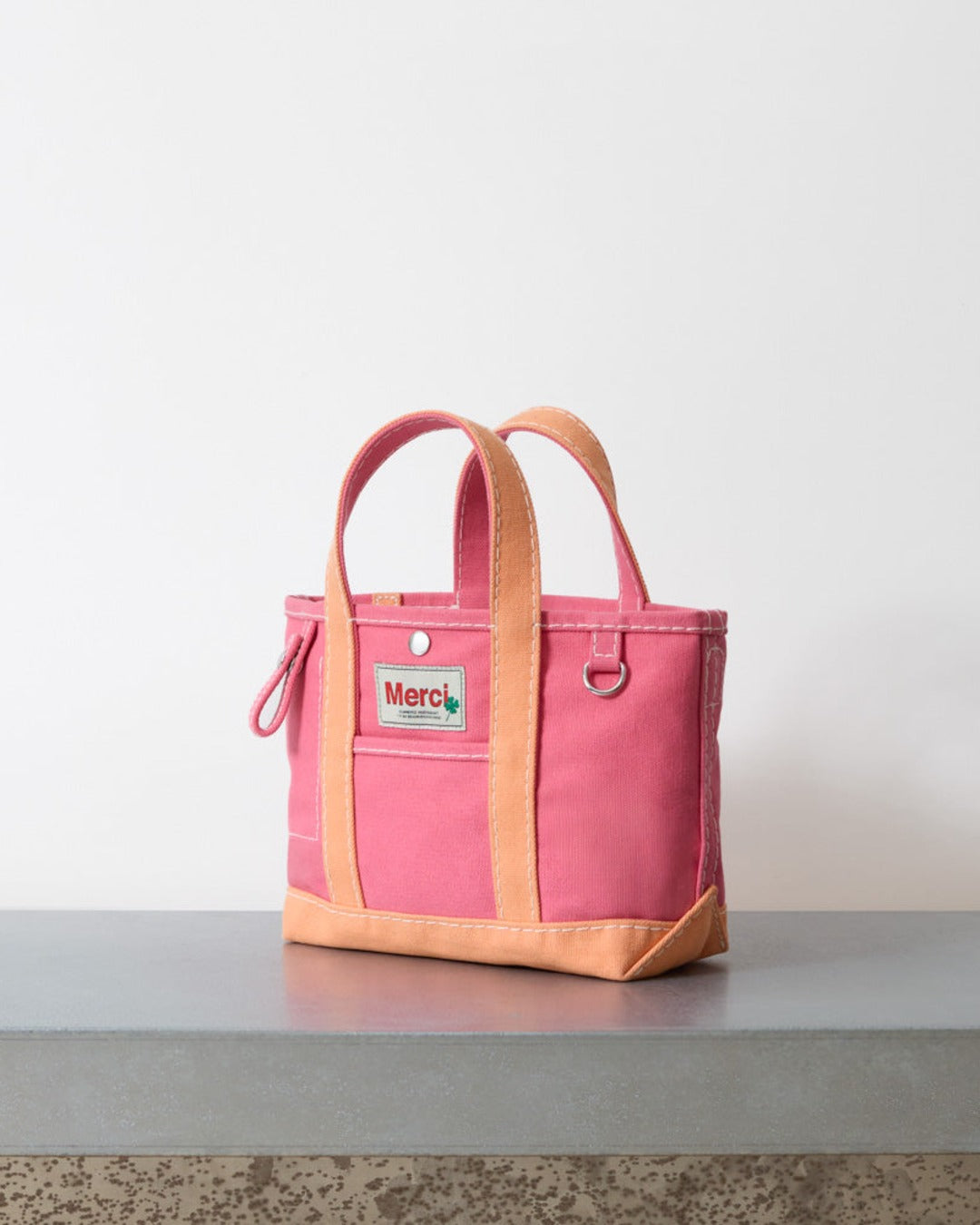 Merci - Candide shopping bag - Pink & Apricot