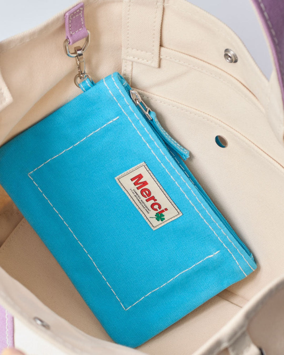 Merci - Candide Clutch - Blue