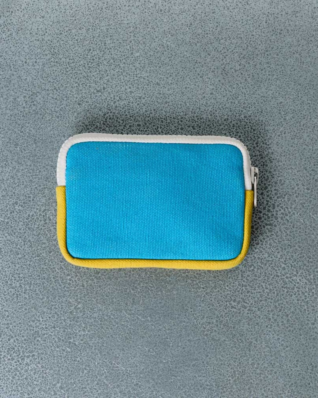 Merci - Porte Monnaie Candide - Bleu & Jaune