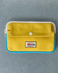 Merci - Porte Monnaie Candide - Jaune & Bleu