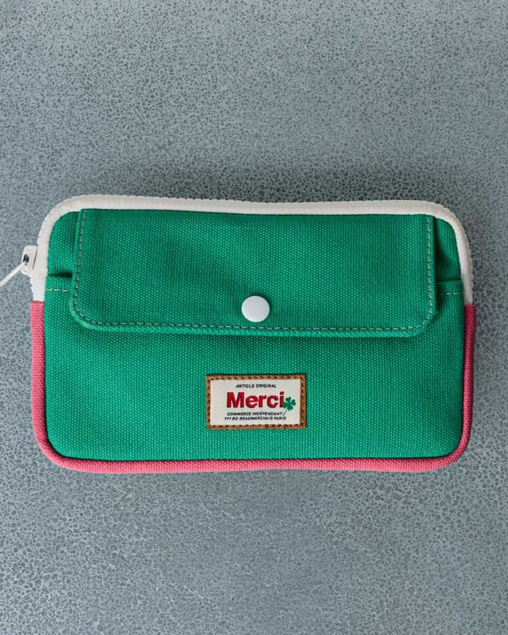 Merci - Porte Monnaie Candide - Menthe & Rose