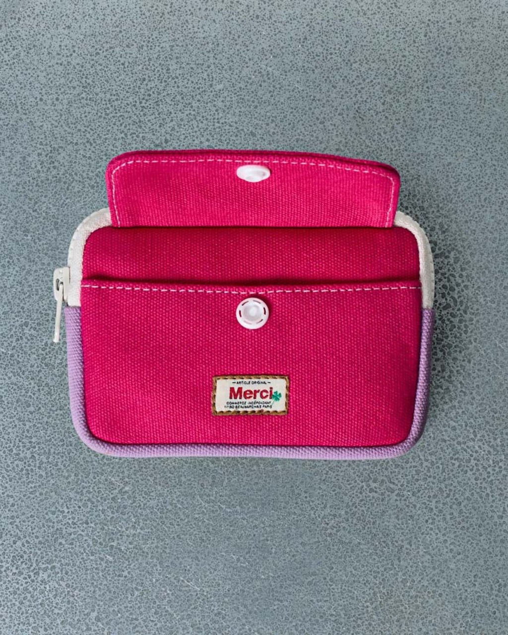 Merci - Candide Coin Purse - Fuchsia & Lilac