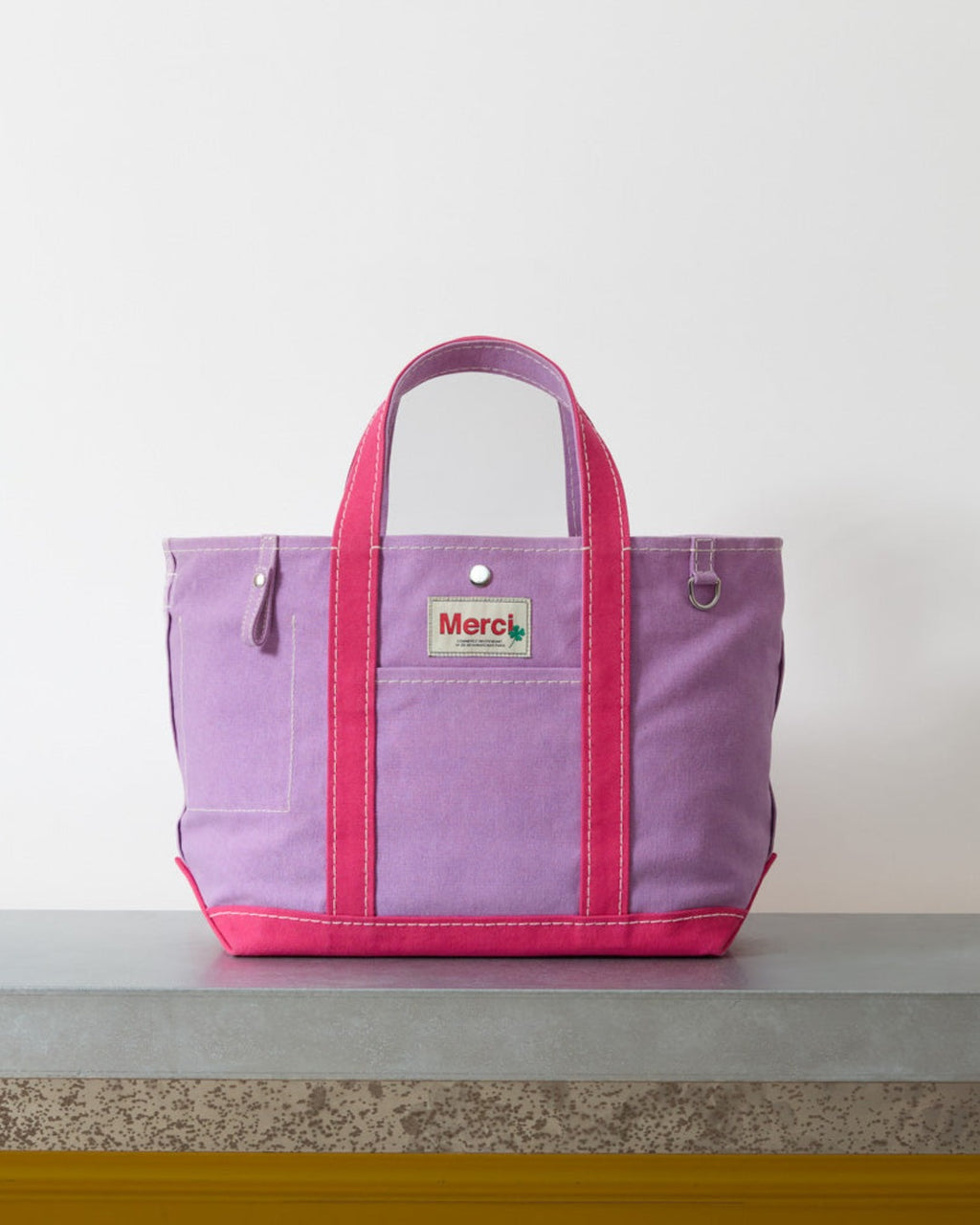 Merci - Candide shopping bag - Lilac & Fuchsia