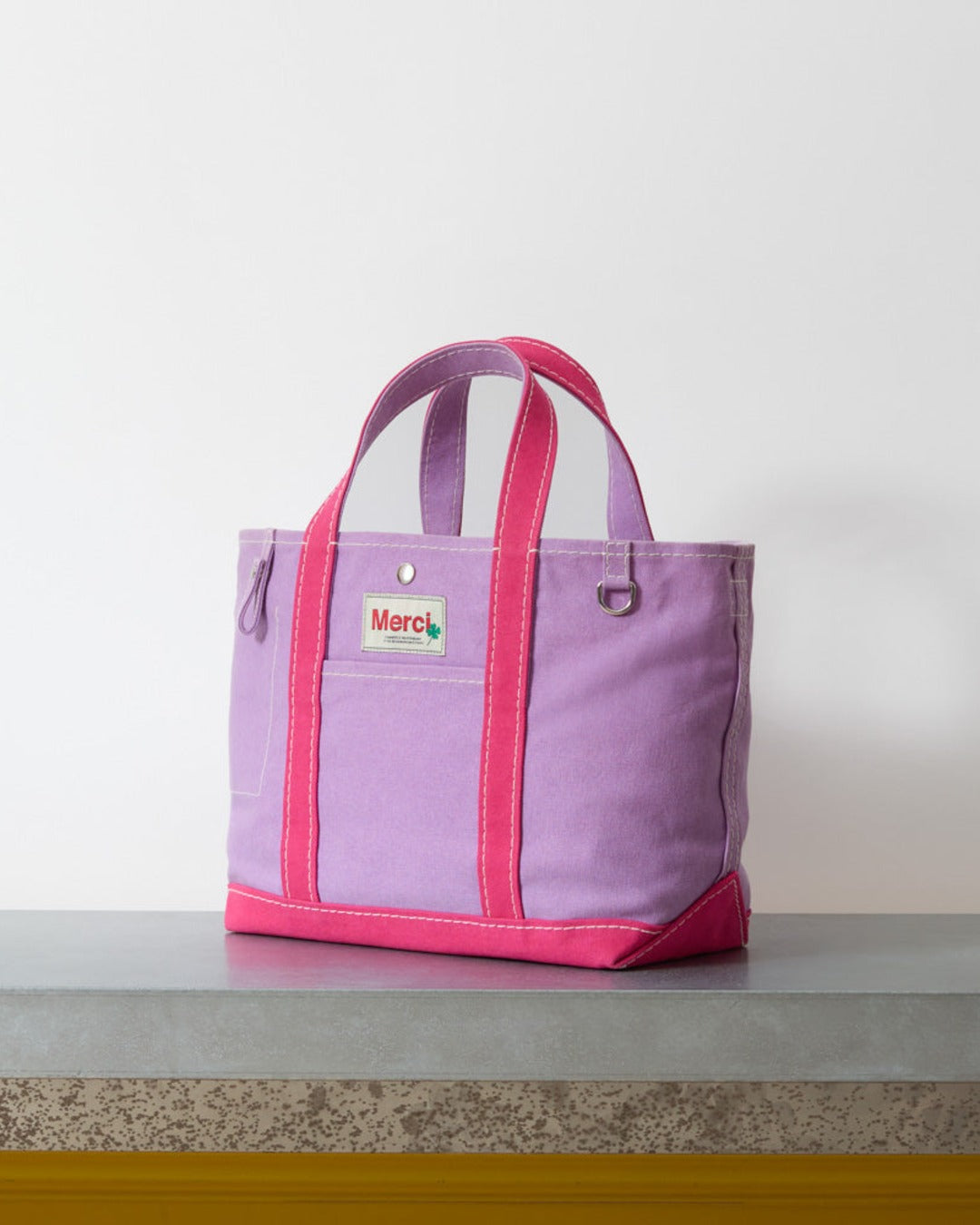 Merci - Candide shopping bag - Lilac & Fuchsia