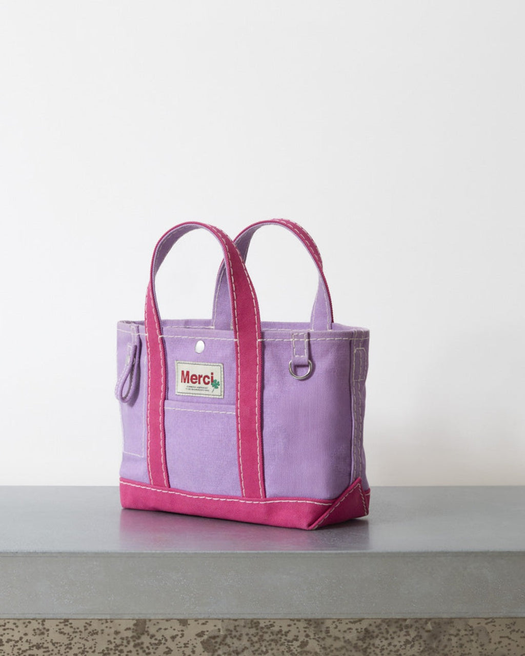 Merci - Candide shopping bag - Lilac & Fuchsia