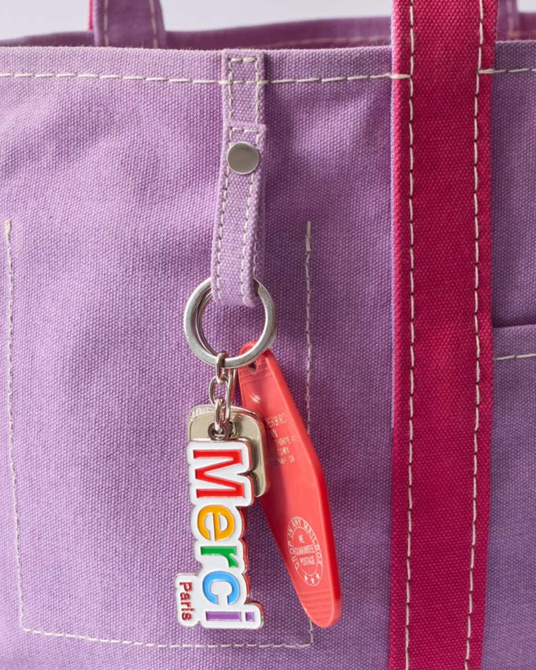 Merci - Candide shopping bag - Lilac & Fuchsia