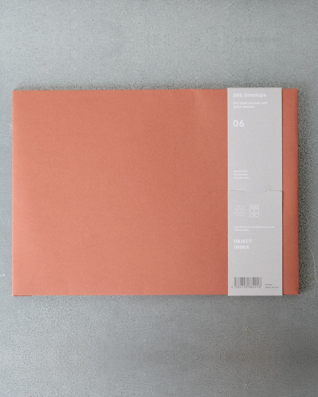 Object Index - Enveloppe Bbs - Rouge Ambre