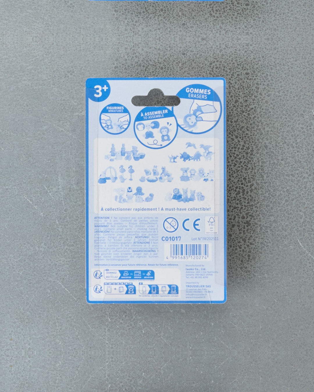 Iwako - Set of 7 Erasers - School Supplies