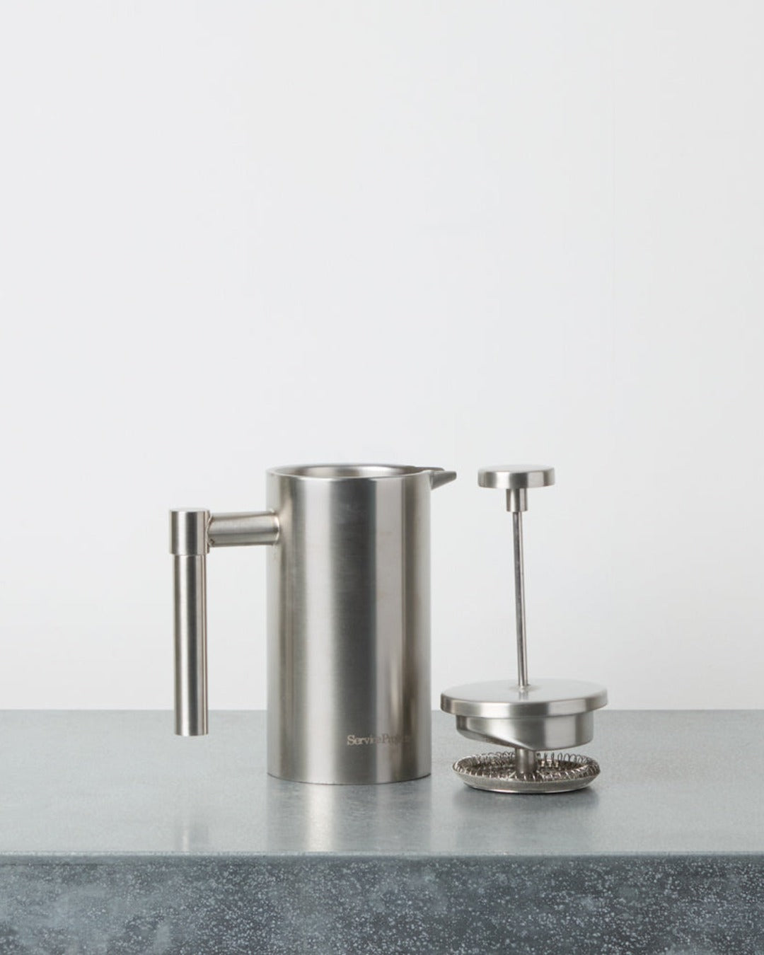 Service Projects - French press coffee maker - Stainless steel
