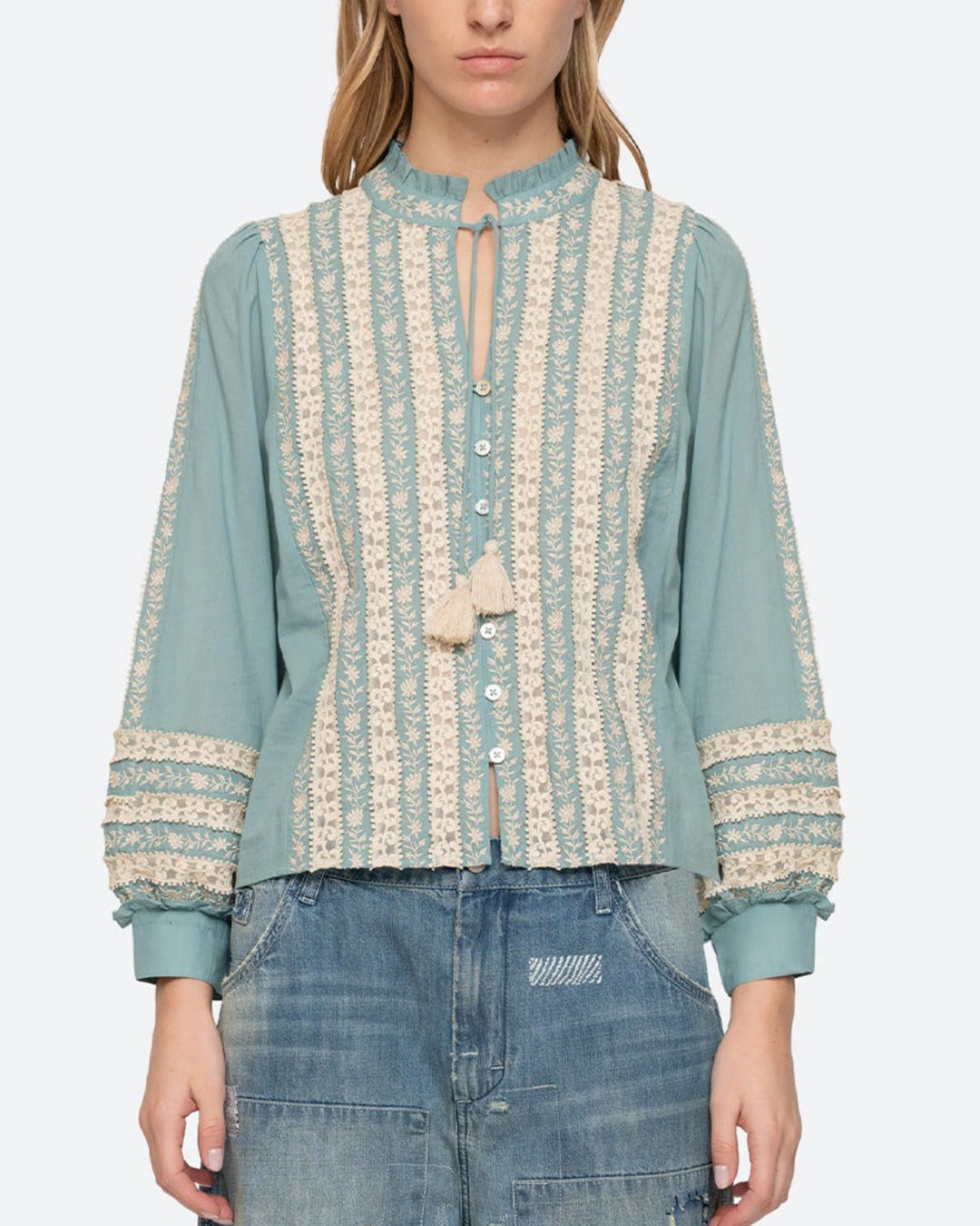 Sea New York - Sea NY - Kristen Blouse - Sky Blue