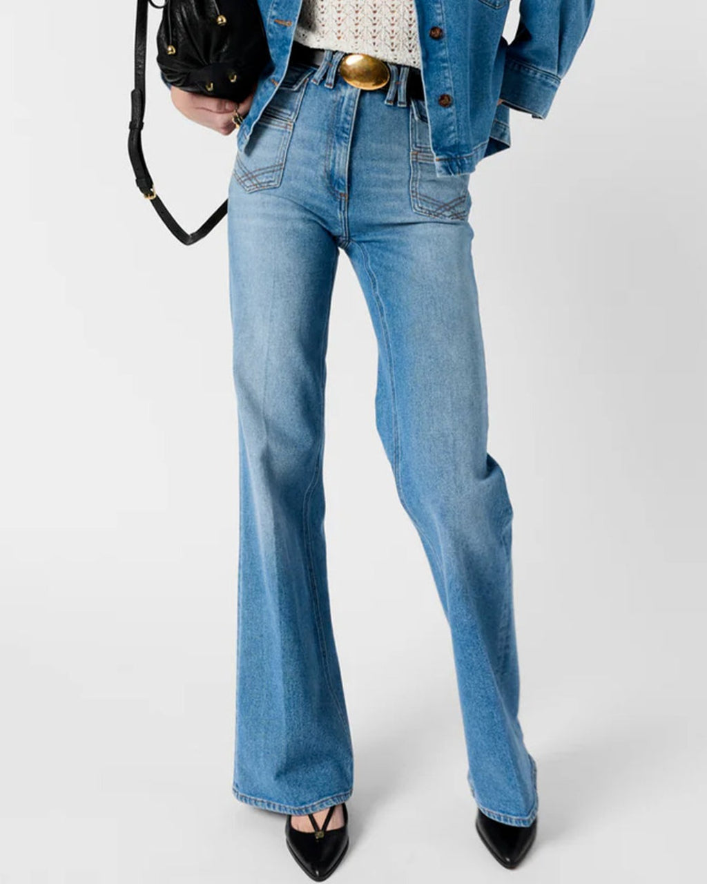 Gerard Darel - Jean Flare Anna - Blue Jeans