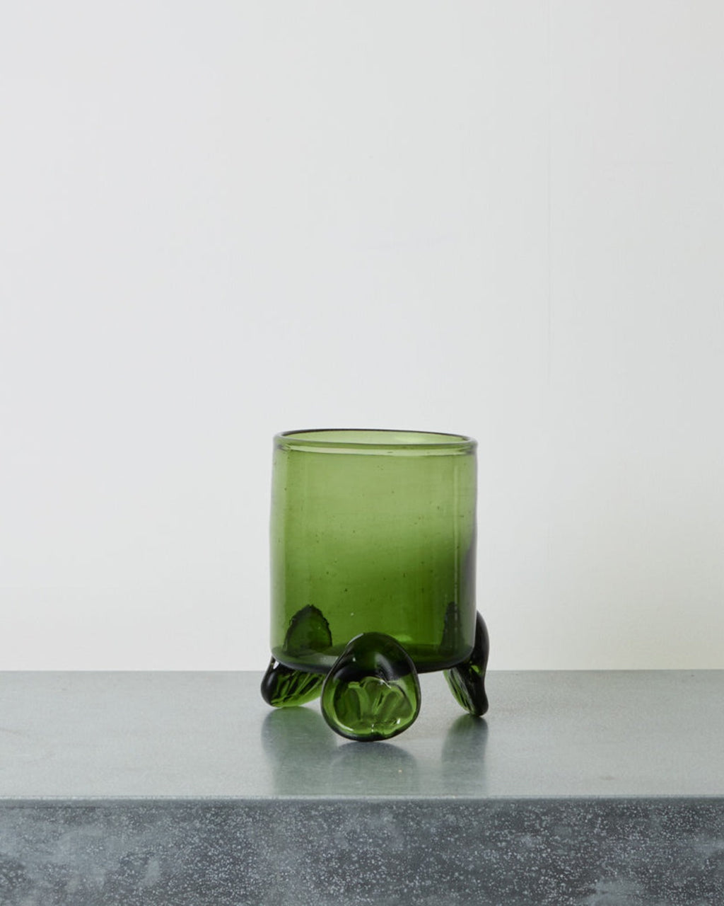 La Soufflerie - Hurricane Vase - Smoked green