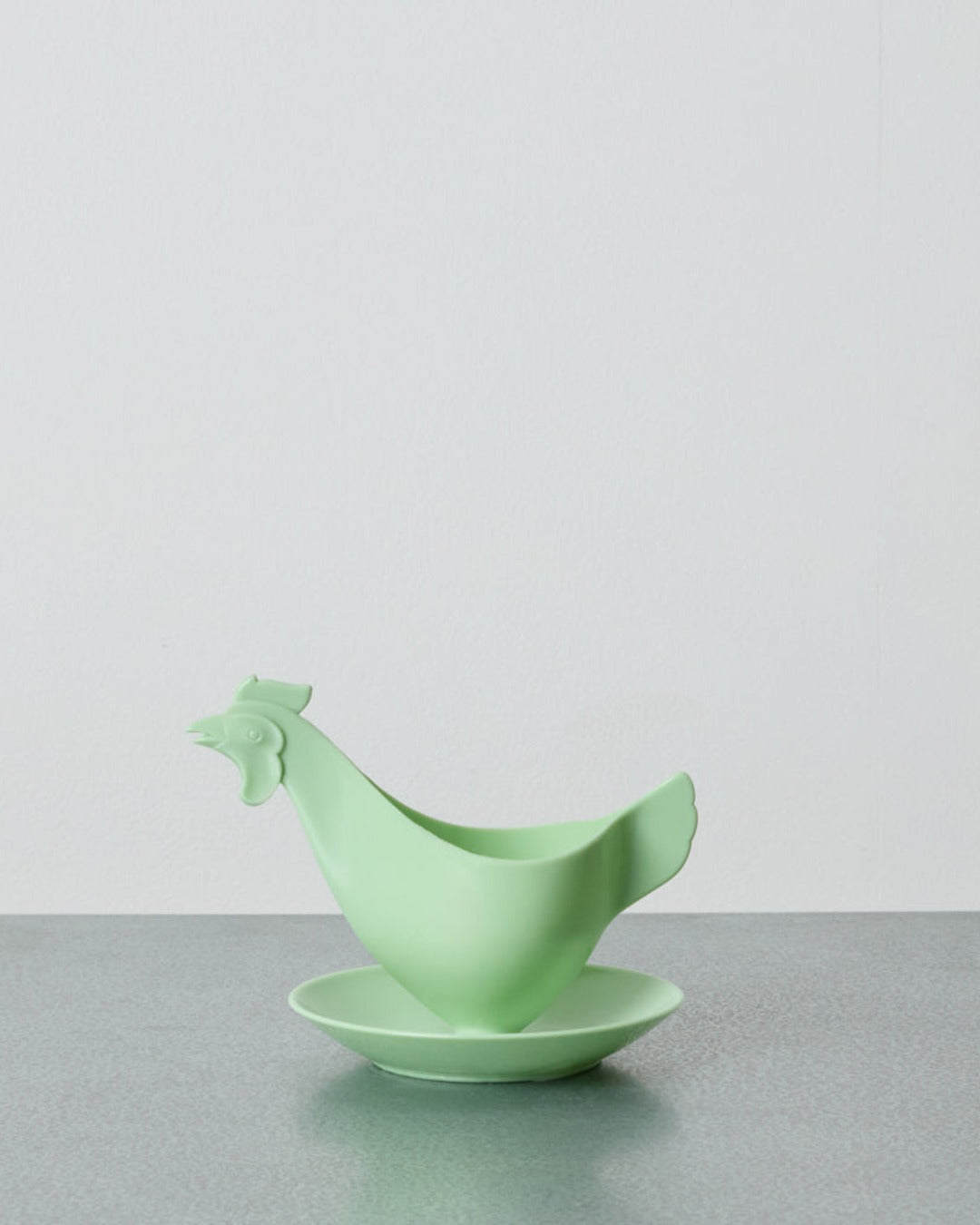 Sonja Plastic - Rooster Egg Cup - Mint Green
