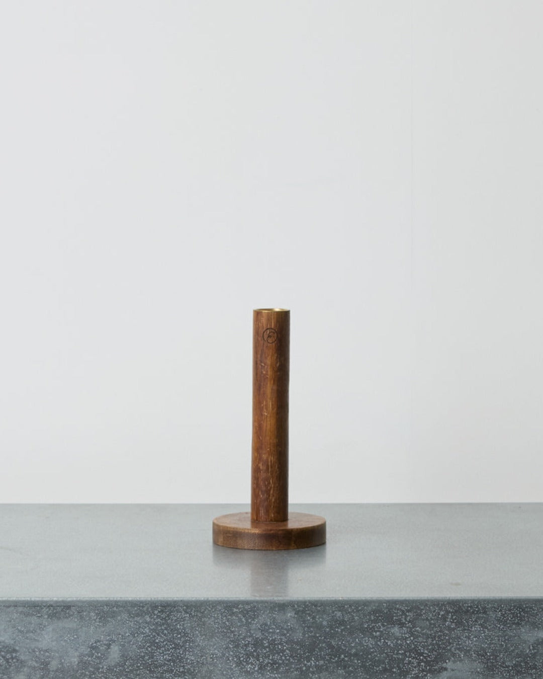 Ernst - Bougeoir En Bois - Foncé