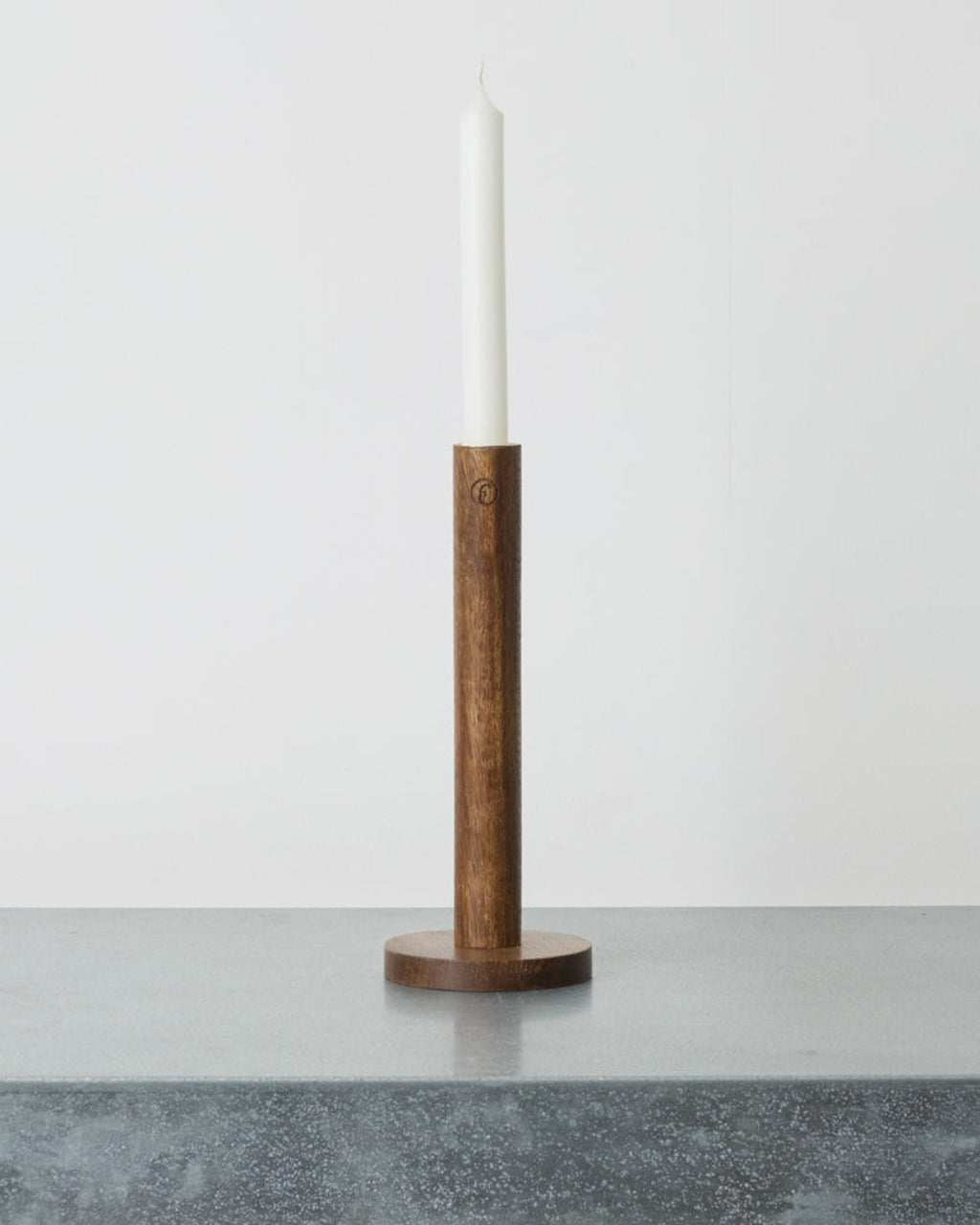 Ernst - Wooden Candle Holder - Dark