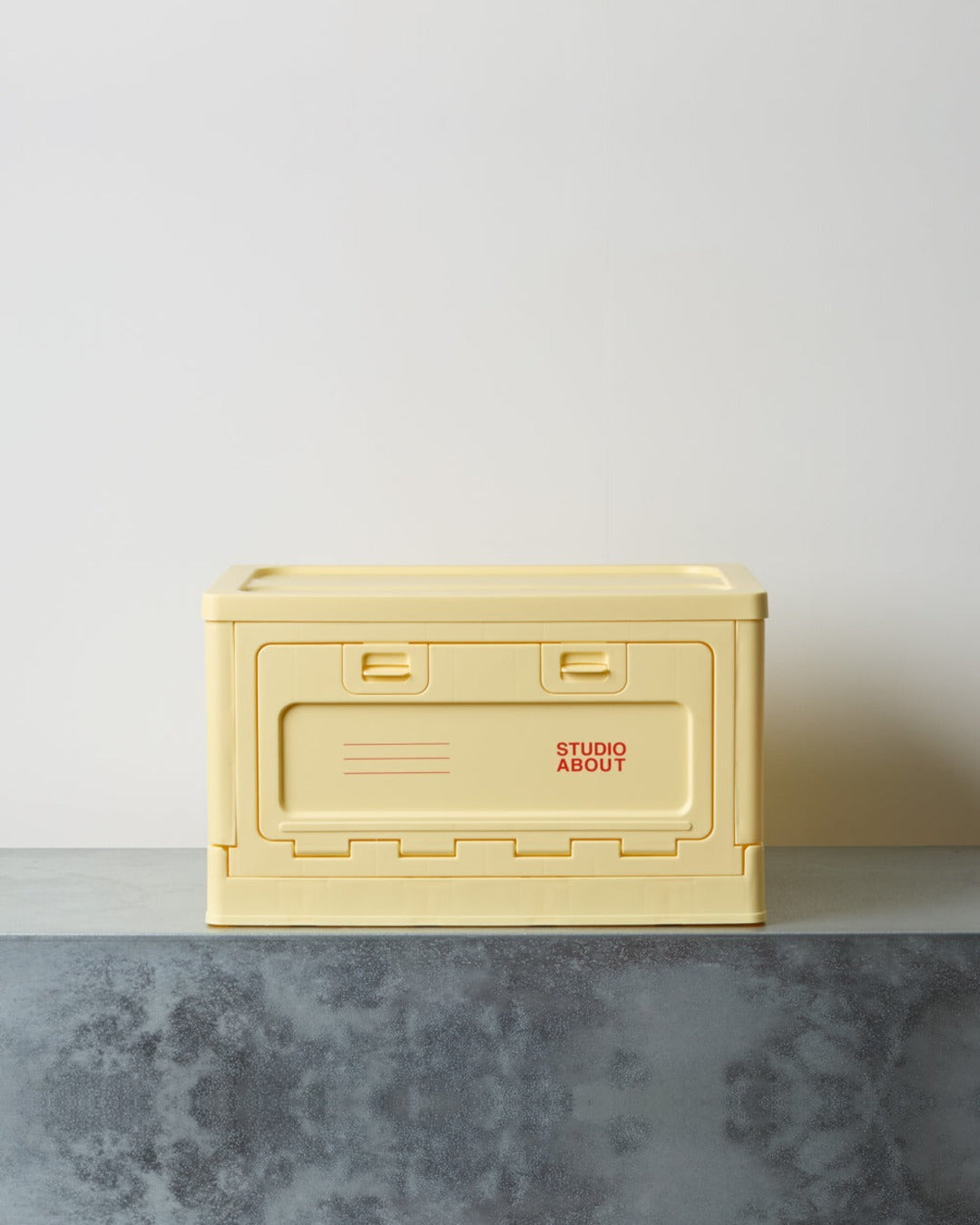 Studio About - Boite De Rangement - Jaune Clair