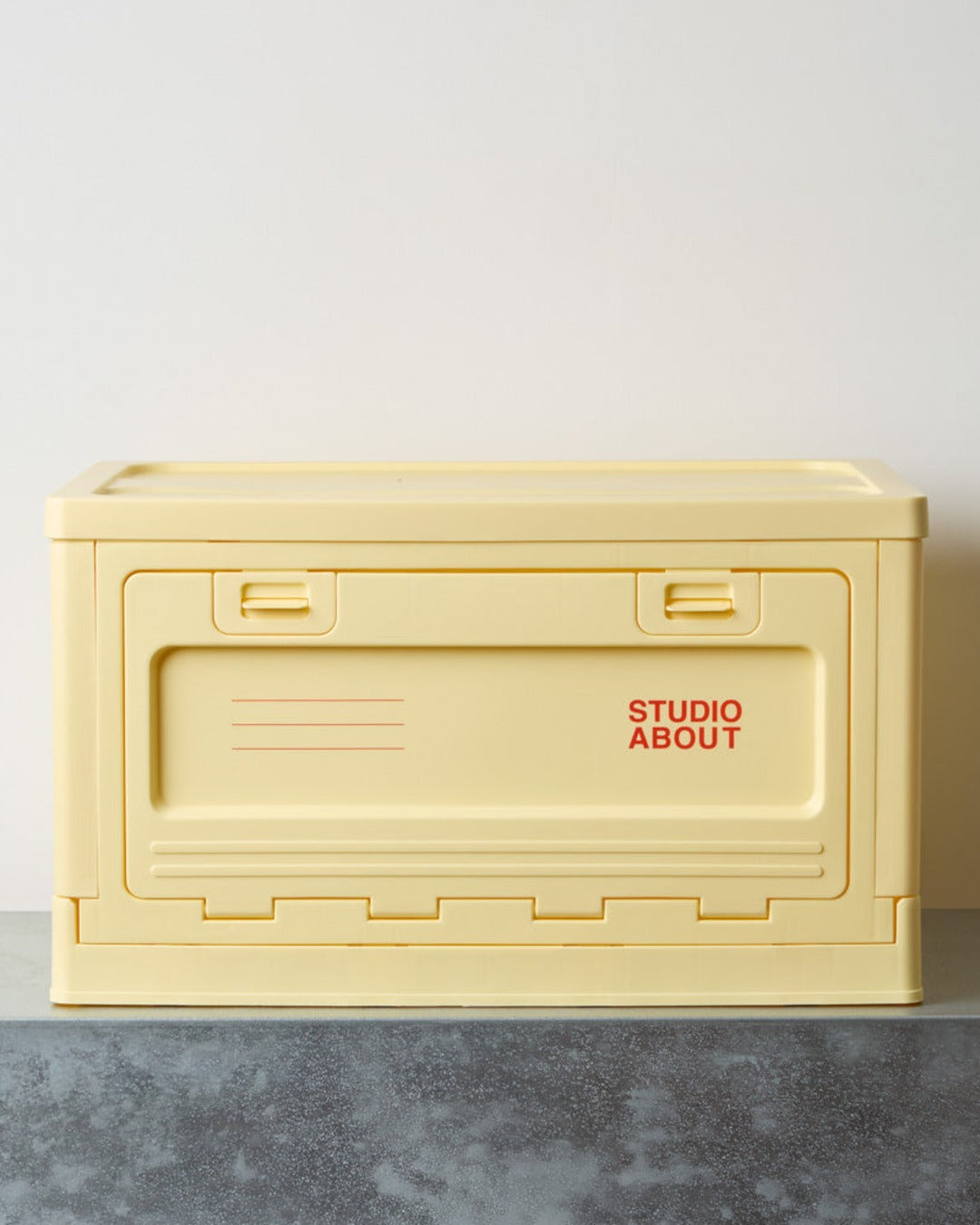 Studio About - Boite De Rangement - Jaune Clair