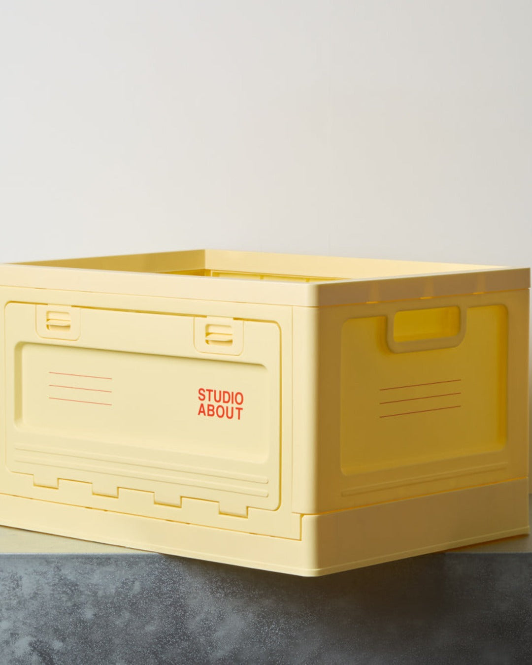 Studio About - Boite De Rangement - Jaune Clair