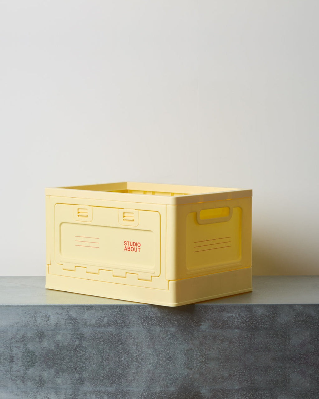 Studio About - Boite De Rangement - Jaune Clair