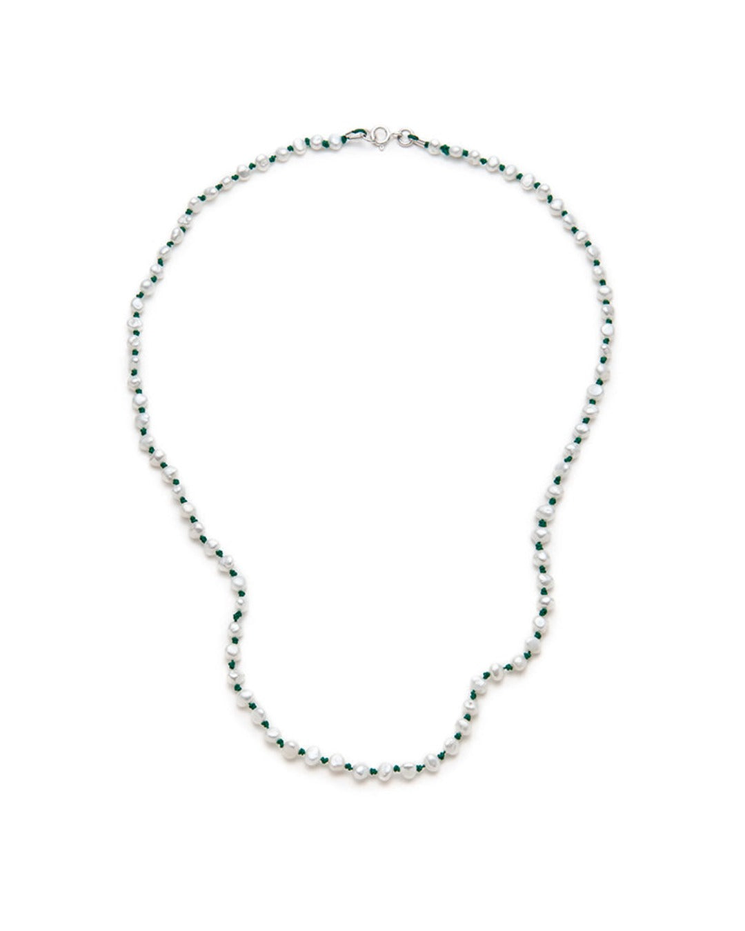 Nina Janvier - Collier Mini Soga - Vert Argent
