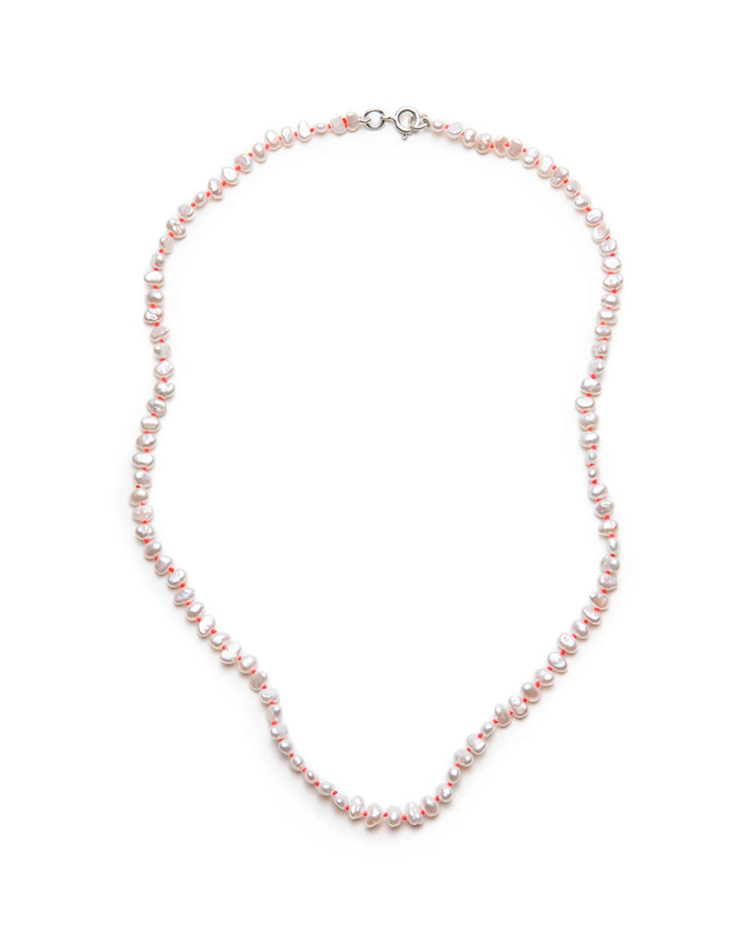 Nina Janvier - Mini Soga Necklace - Candy Pink Silver