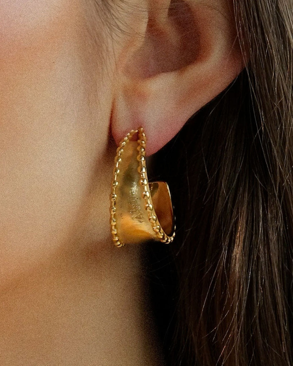 Harpie - Boucles D'Oreilles Eda - Or