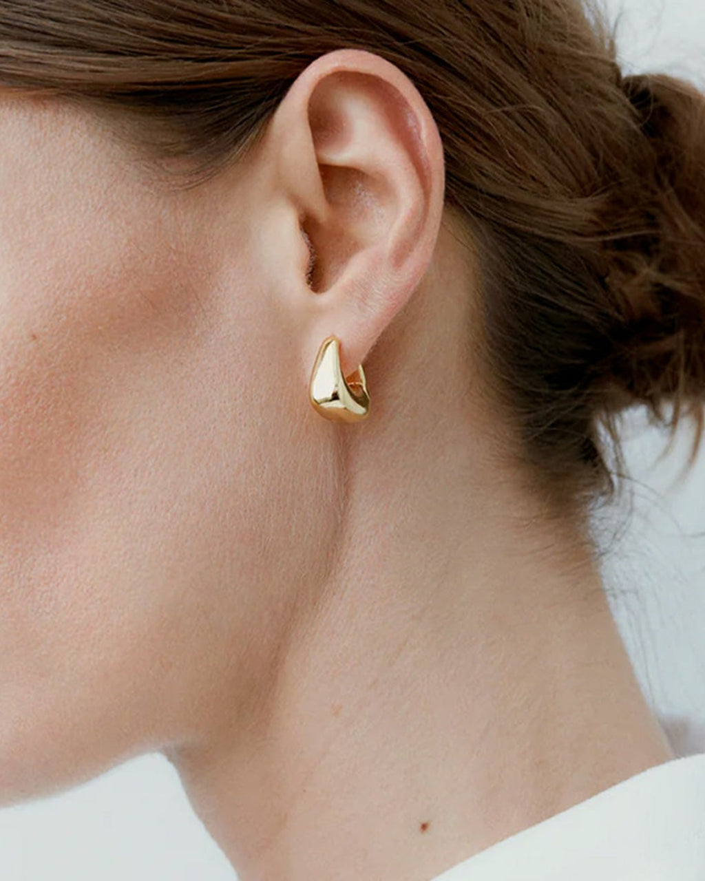 Ragbag - Datura Hoop Earrings - Gold