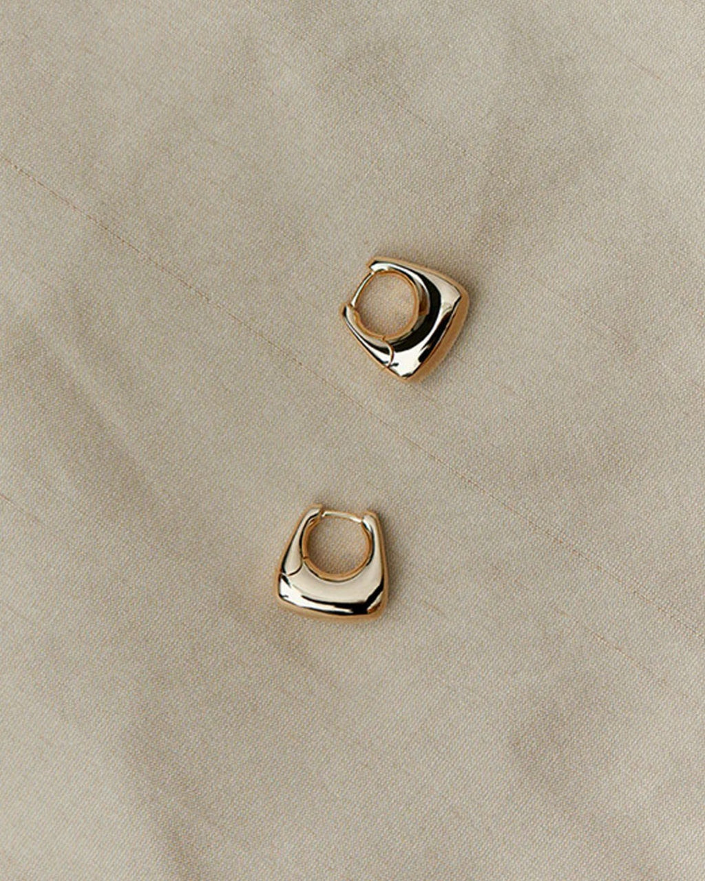 Ragbag - Datura Hoop Earrings - Gold