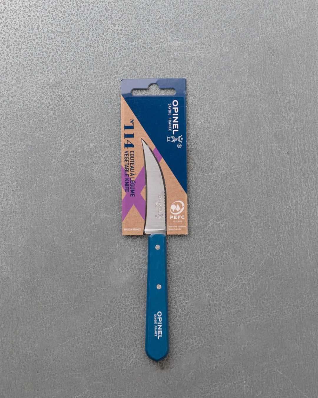 Opinel - Couteau À Légumes N114 - Bleu