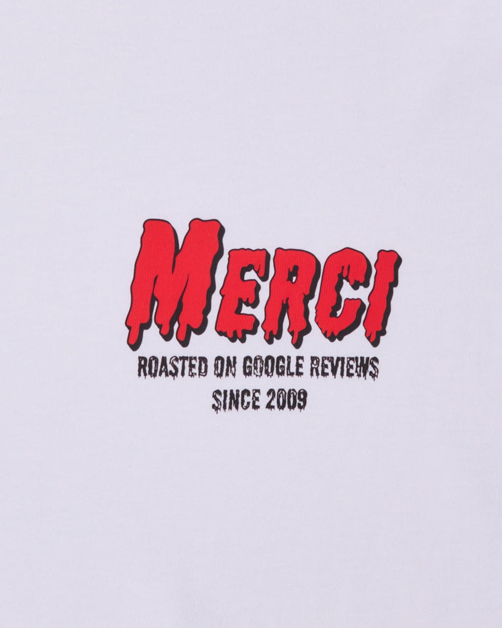 Merci - T-Shirt Ml Roasted - Blanc