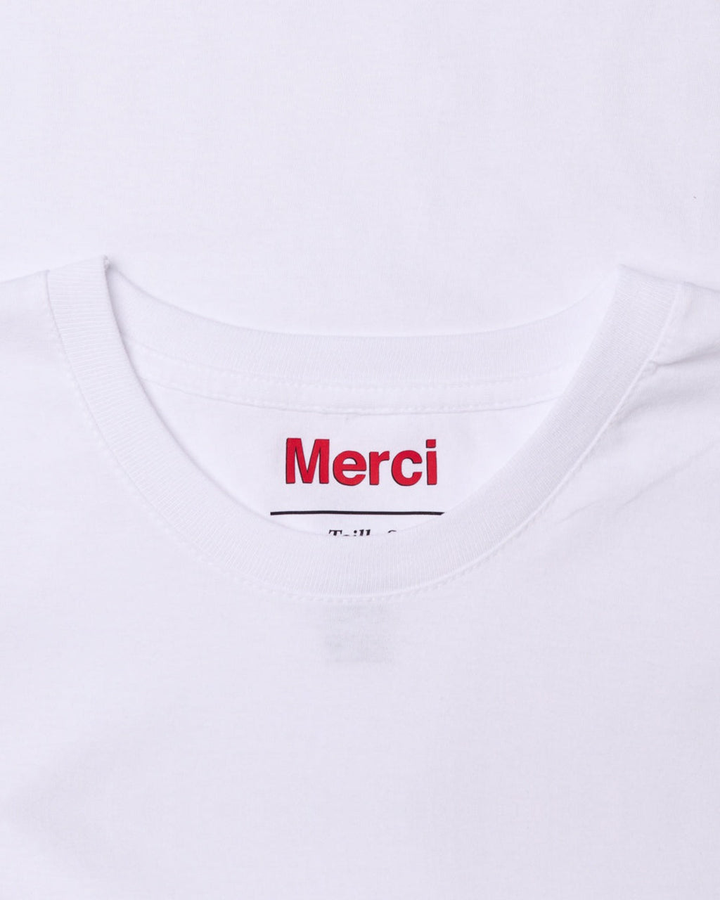 Merci - T-Shirt Ml Roasted - Blanc